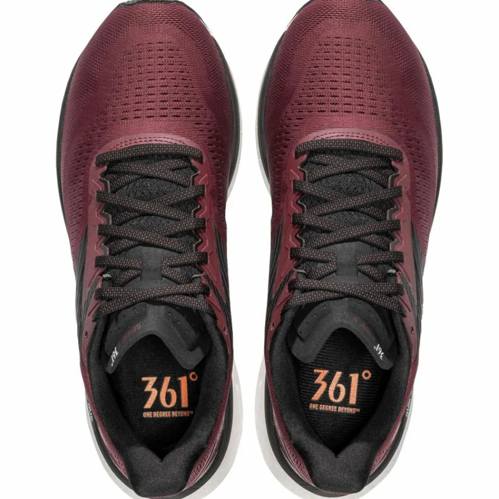 361 Degrees Laufschuhe<· Spire 5 dark cherry-black