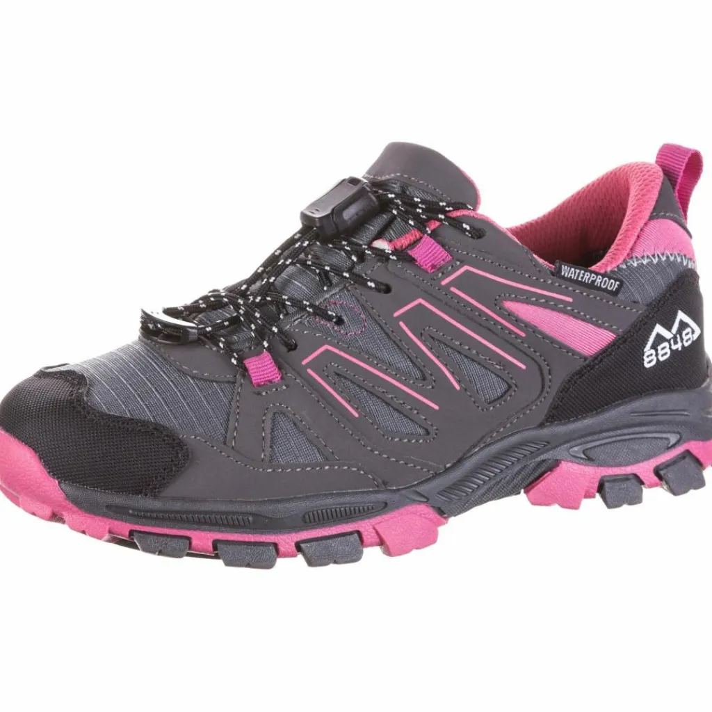 8848 Outdoor Wandern|Wanderschuhe<· TEIDE LOW WP black-grey-fucsia