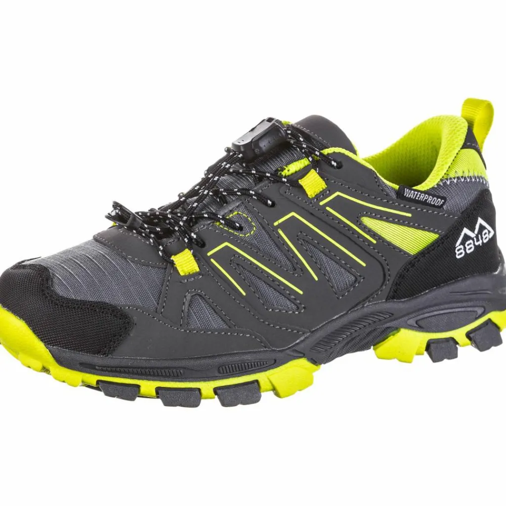 8848 Outdoor Wandern|Wanderschuhe<· TEIDE LOW WP black-grey-lime