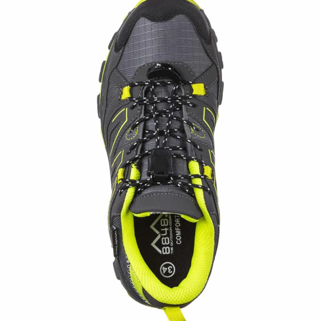 8848 Outdoor Wandern|Wanderschuhe<· TEIDE LOW WP black-grey-lime