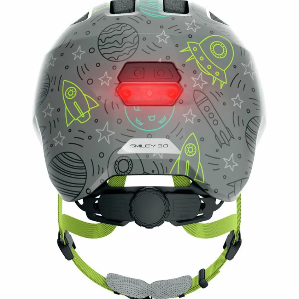 ABUS Radsport|Helme<· SMILEY 3.0 LED grey space