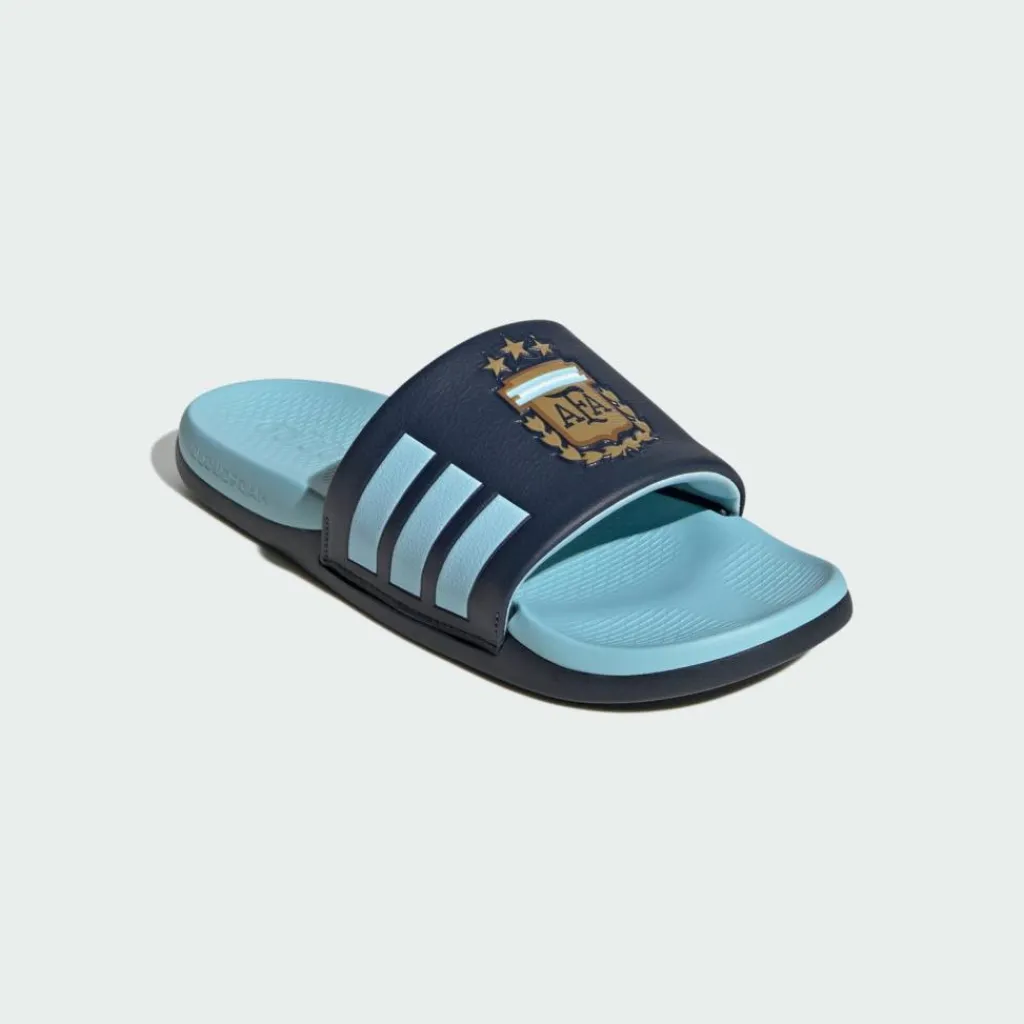 adidas Badeschuhe< Night Navy / Dark Football Gold / Icey Blue