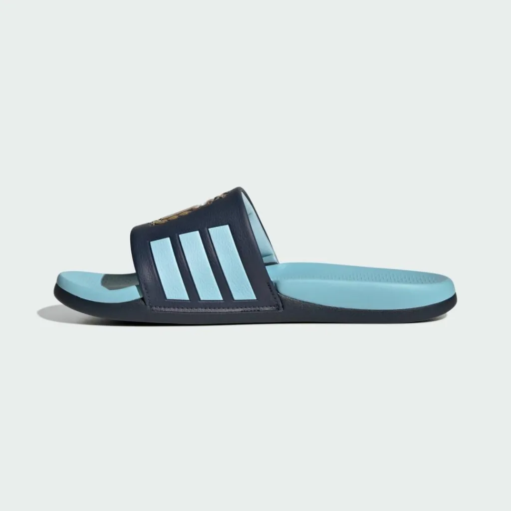 adidas Badeschuhe< Night Navy / Dark Football Gold / Icey Blue