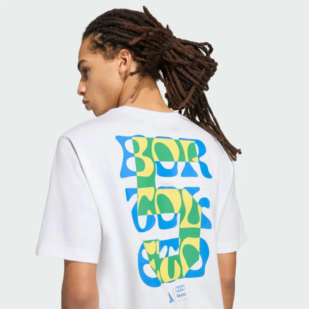 adidas Tops & Tanks< White / Green