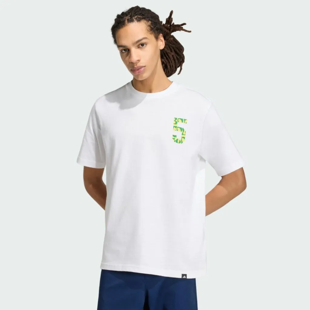 adidas Tops & Tanks< White / Green