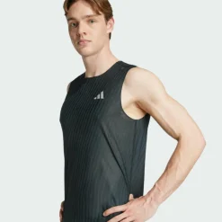 adidas Tops & Tanks<· Adi365 Running CLIMACOOL+ Tanktop Black / Grey Six