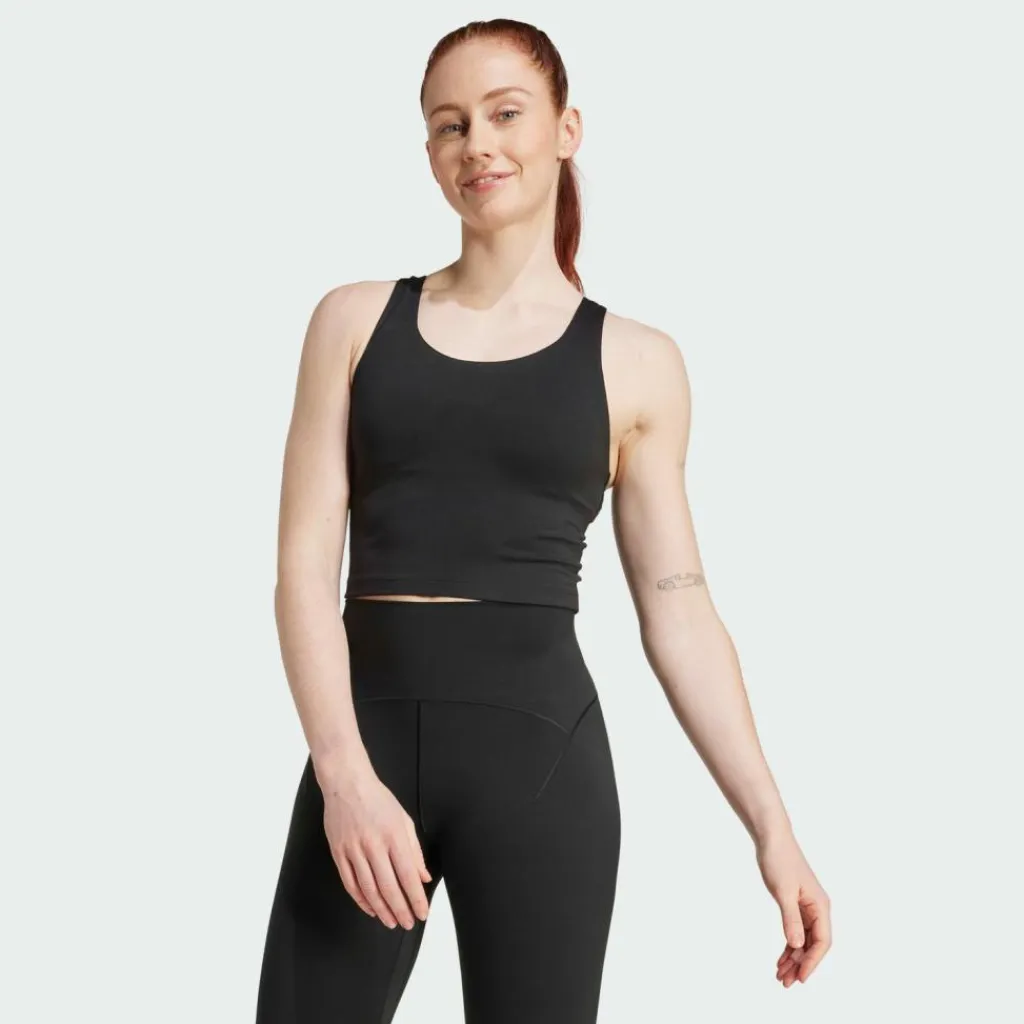 adidas Yoga<· All Me Medium Support Black