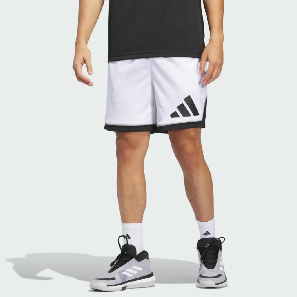 adidas Basketball|Basketball<· Basketball Badge of Sport Shorts White / Black