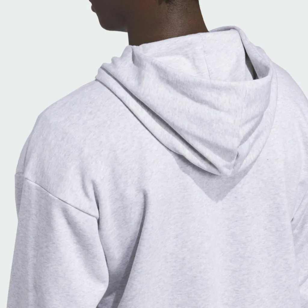 adidas Basketball|Basketball<· BASKETBALL GRAPHIC HOODIE Light Grey Heather