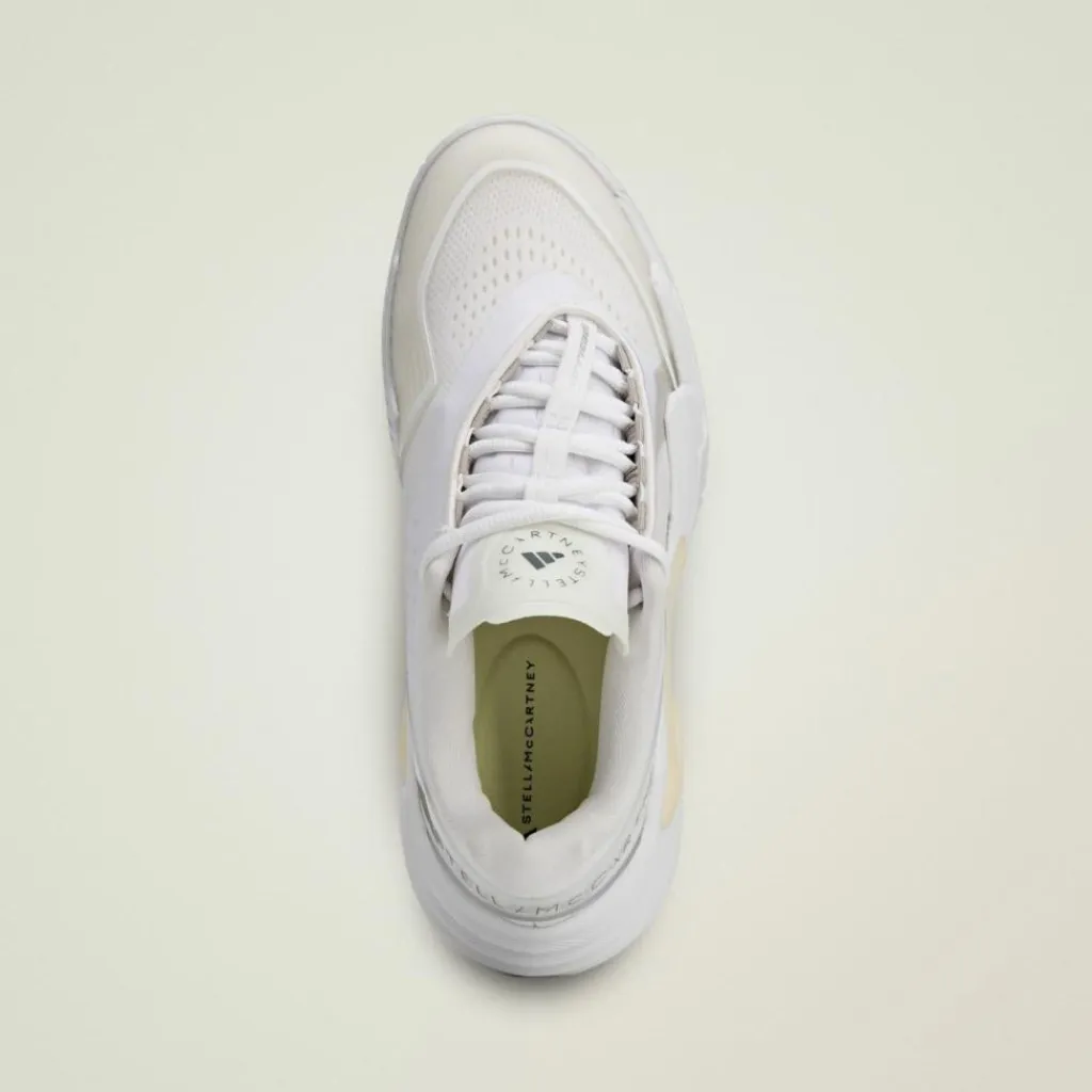 adidas Tennis<· by Stella McCartney Barricade Cloud White / Almond Milk-Smc / Willow Grey