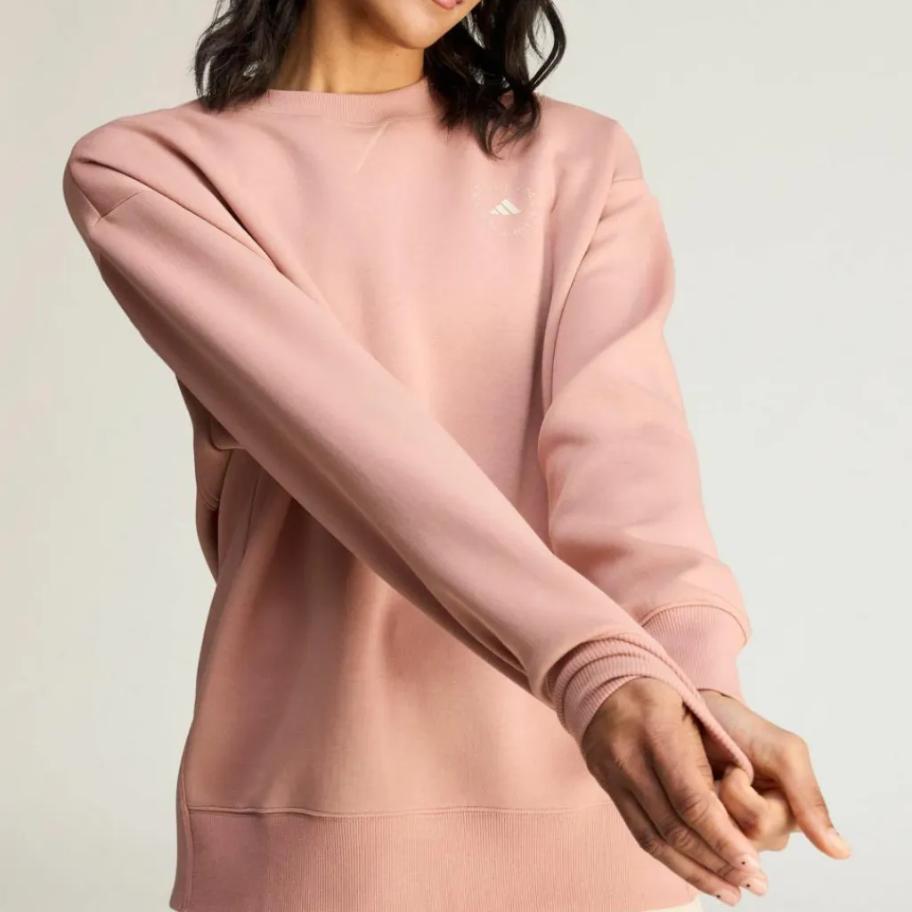 adidas Pullover & Sweats<· by Stella McCartney Sweatshirt, Brown Mauve