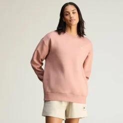 adidas Pullover & Sweats<· by Stella McCartney Sweatshirt, Brown Mauve