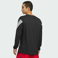 adidas Basketball|Basketball<· CRAZY LITE LONGSLEEVE Black