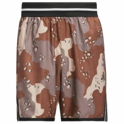 adidas Basketball|Basketball<· Crazy Lite AOP Short Trace Brown