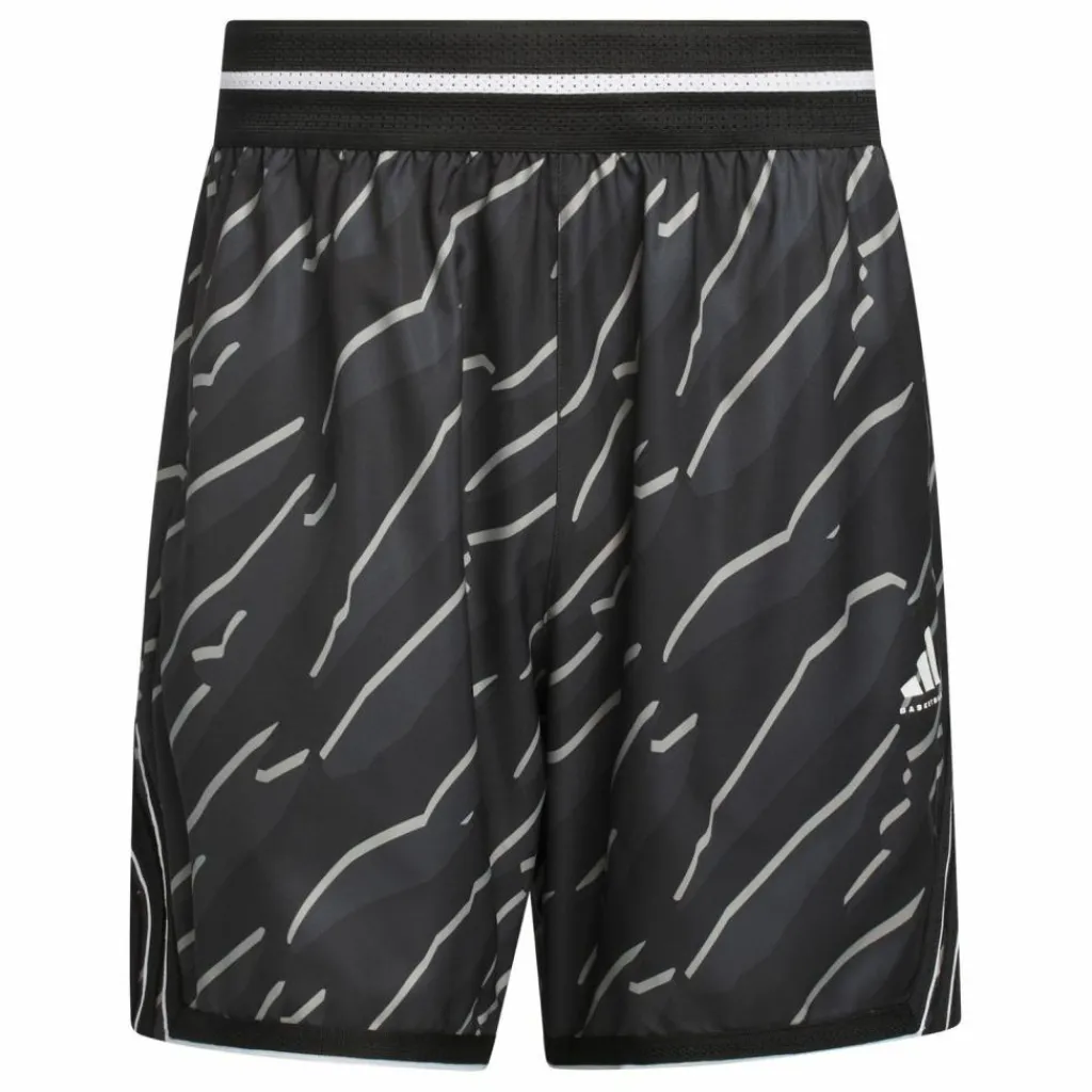 adidas Basketball|Basketball<· CRAZY LITE AOP SHORTS Black
