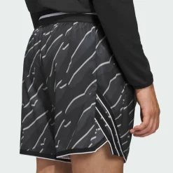 adidas Basketball|Basketball<· CRAZY LITE AOP SHORTS Black