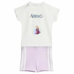 adidas Trainingsanzüge<· DISNEY DIE EISKÖNIGIN T-SHIRT SET White / Dark Blue