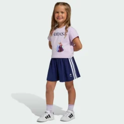adidas Trainingsanzüge<· DISNEY FROZEN T-SHIRT SET Ice Lavender / Dark Blue