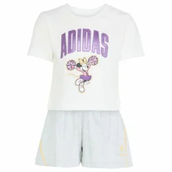 adidas Trainingsanzüge<· DISNEY MINNIE MOUSE T-SHIRT SET White / Semi Ice Tangerine