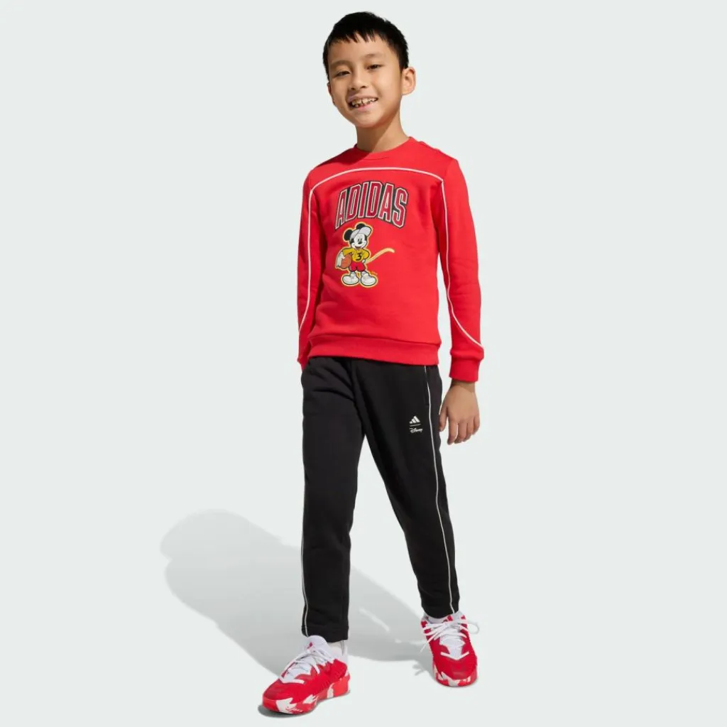 adidas Trainingsanzüge<· DISNEY MICKY MAUS JOGGINGANZUG Pure Ruby / Off White