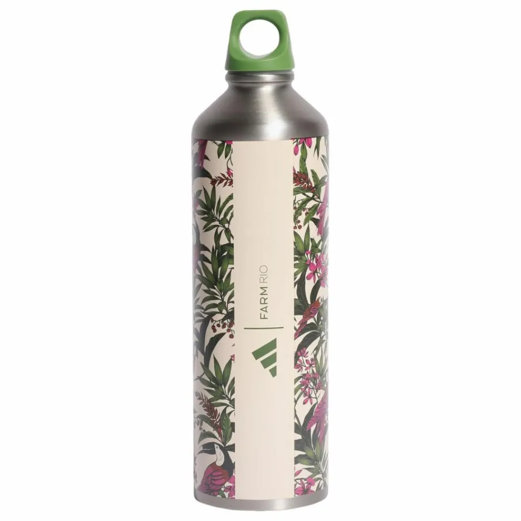 adidas Trinkflaschen<· FARM TRINKFLASCHE 0,75 L Crystal Linen Mel. / Semi Lucid Fuchsia / Preloved Lime