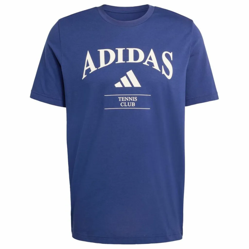 adidas Tennis|Tennis<· Heritage Graphic T-Shirt Dark Blue