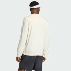adidas Tennis<· Heritage Grafik Sweatshirt Chalk White / Dark Blue