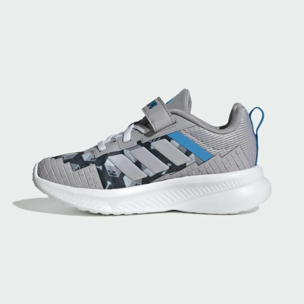 adidas Sneaker<· MINECRAFT FORTARUN 4.0 SCHUHE Glory Grey / Glory Grey / Lucid Ray Blue