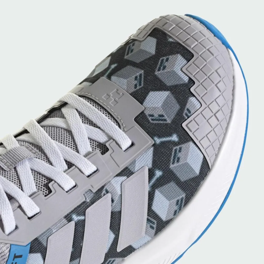 adidas Sneaker<· MINECRAFT FORTARUN 4.0 SCHUHE Glory Grey / Glory Grey / Lucid Ray Blue