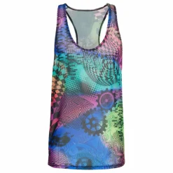 adidas Tops & Tanks<· x Jeremy Scott Allover-Print Multicolor / Semi Lucid Fuchsia / Active Purple