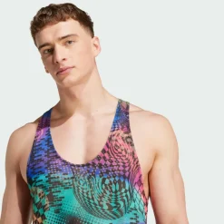 adidas Tops & Tanks<· x Jeremy Scott Allover-Print Multicolor / Semi Lucid Fuchsia / Active Purple