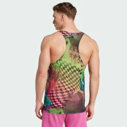 adidas Tops & Tanks<· x Jeremy Scott Allover-Print Multicolor / Semi Lucid Fuchsia / Active Purple
