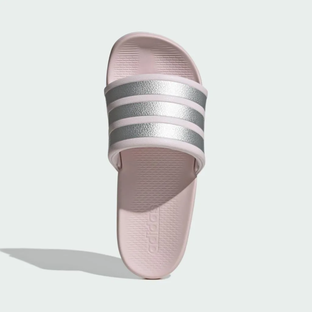 adidas Badeschuhe<· ADILETTE COMFORT 2.0 BADESCHLAPPEN Almost Pink / Silver Metallic / Almost Pink