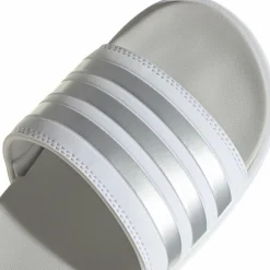 adidas Badeschuhe<· Adilette Platform ftwr white-zero metallic-grey one