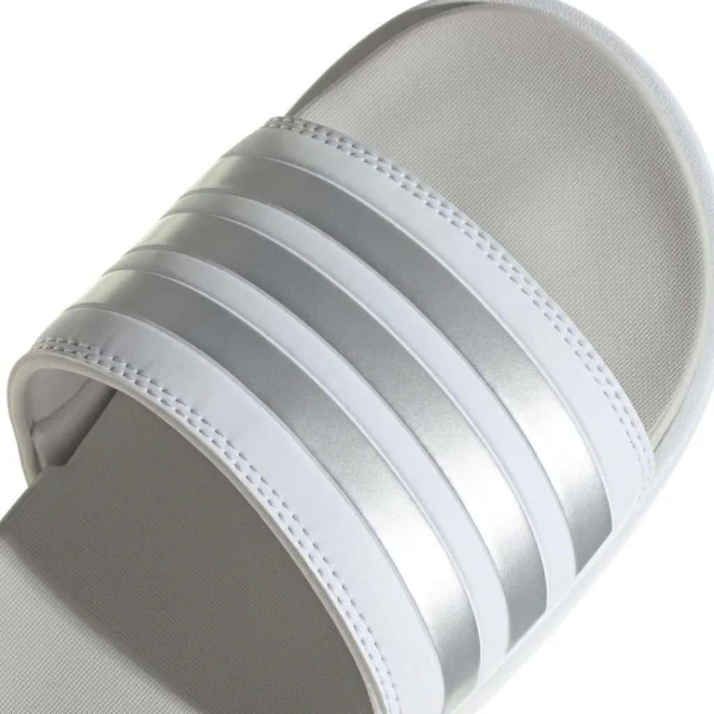 adidas Badeschuhe<· Adilette Platform ftwr white-zero metallic-grey one
