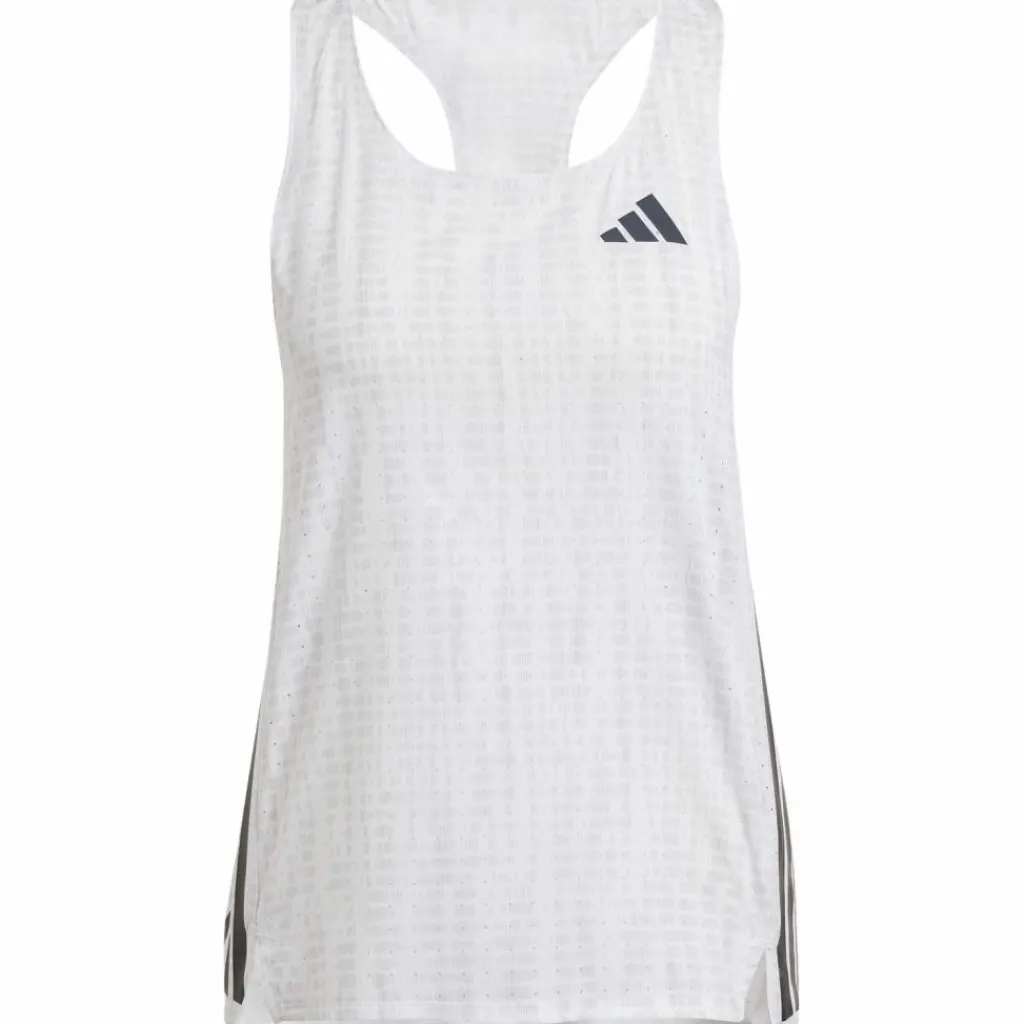 adidas Tops & Tanks<· ADIZERO white-lgsogr
