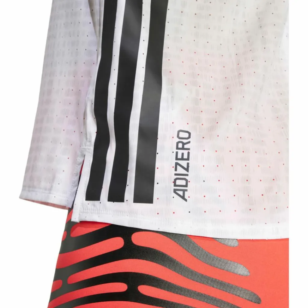 adidas Tops & Tanks<· ADIZERO white-lgsogr
