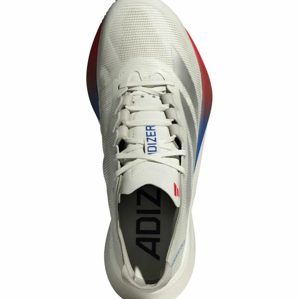 adidas Laufschuhe<· ADIZERO BOSTON 12 core white-matte silver-pure ruby