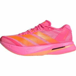 adidas Laufschuhe<· Adizero Boston13 Schuh Lucid Pink / Lucid Orange / Iron Metallic