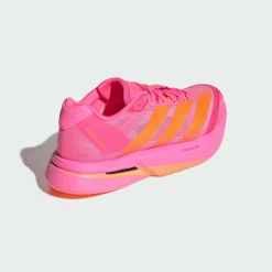 adidas Laufschuhe<· Adizero Boston13 Schuh Lucid Pink / Lucid Orange / Iron Metallic