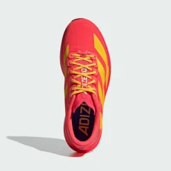 adidas Laufschuhe<· Adizero EVO SL Schuh Lucid Red / Bold Gold / Semi Lucid Blue