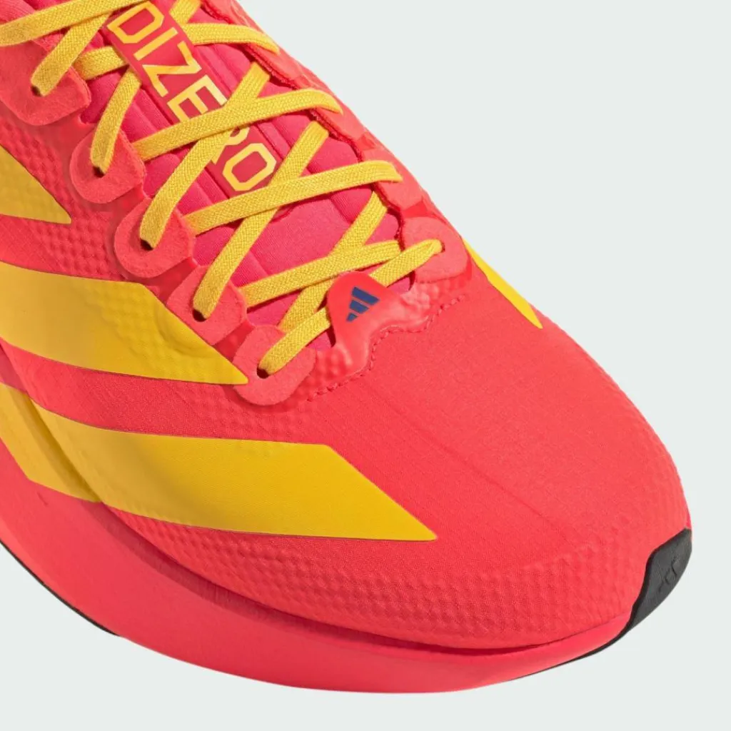 adidas Laufschuhe<· Adizero EVO SL Schuh Lucid Red / Bold Gold / Semi Lucid Blue