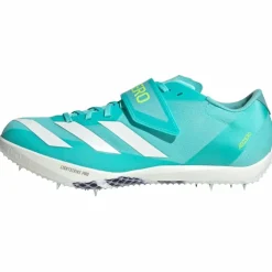 adidas Multifunktionsschuhe<· Adizero HJ Leichtathletikschuh Flash Aqua / Zero Metalic / Lucid Lemon