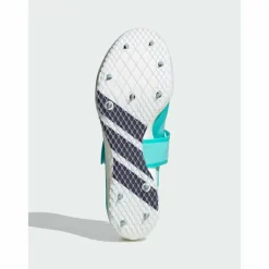 adidas Multifunktionsschuhe<· Adizero HJ Leichtathletikschuh Flash Aqua / Zero Metalic / Lucid Lemon
