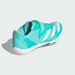 adidas Multifunktionsschuhe<· Adizero HJ Leichtathletikschuh Flash Aqua / Zero Metalic / Lucid Lemon
