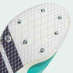 adidas Multifunktionsschuhe<· Adizero HJ Leichtathletikschuh Flash Aqua / Zero Metalic / Lucid Lemon