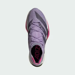 adidas Laufschuhe<· Adizero Prime X3 Strung Schuh Powder Plum / Aurora Black / Shock Pink