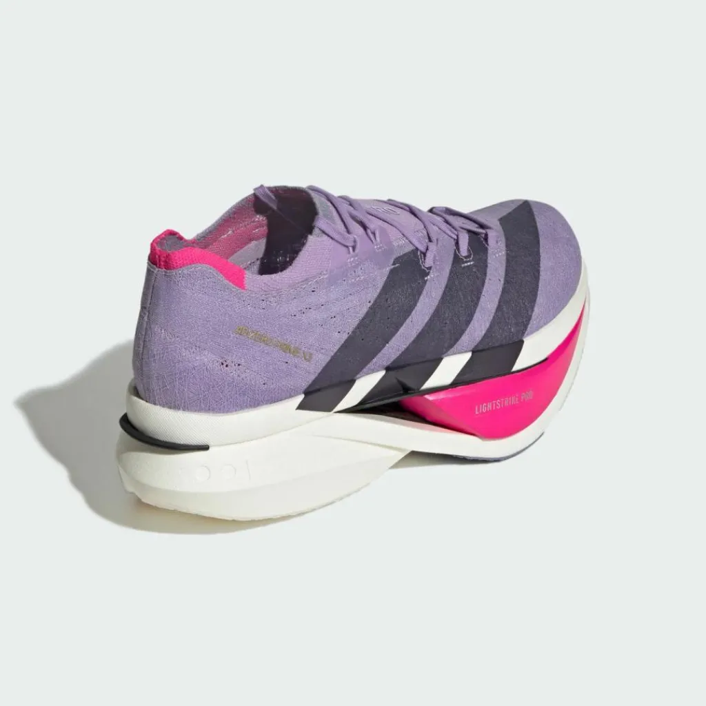 adidas Laufschuhe<· Adizero Prime X3 Strung Schuh Powder Plum / Aurora Black / Shock Pink