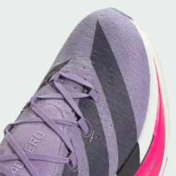 adidas Laufschuhe<· Adizero Prime X3 Strung Schuh Powder Plum / Aurora Black / Shock Pink