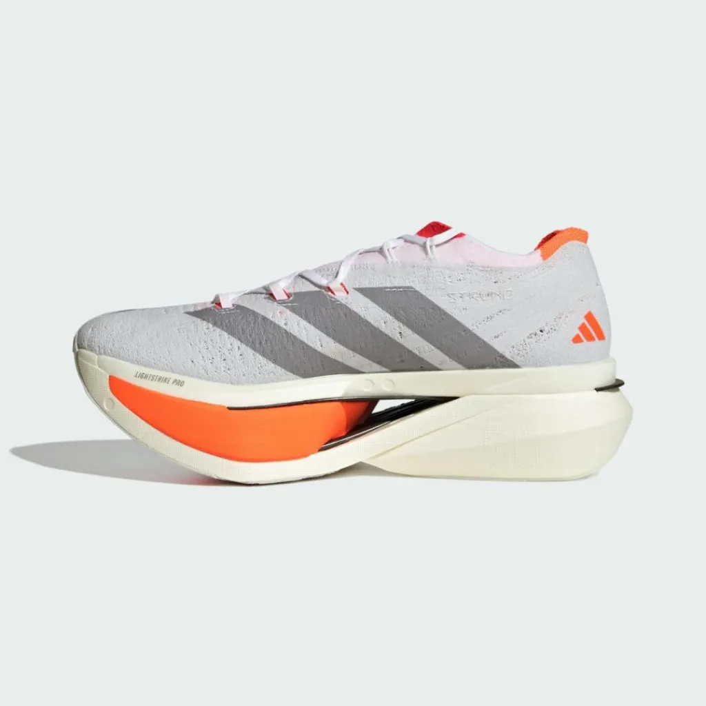 adidas Laufschuhe|Laufschuhe<· Adizero Prime X3 Strung Schuh Cloud White / Cloud White / Lucid Red